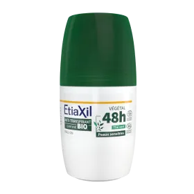 Etiaxil Anti-transpirant Végétal 48h certifié BIO parfum thé vert