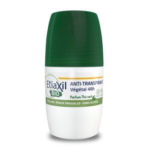 Etiaxil Anti-transpirant Végétal 48h certifié BIO parfum thé vert