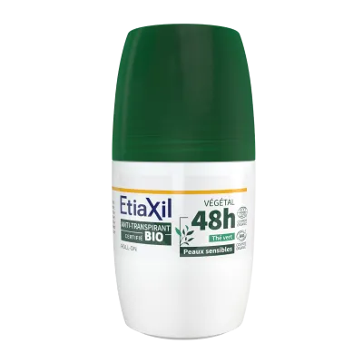 Etiaxil Anti-transpirant Végétal 48h certifié BIO parfum thé vert