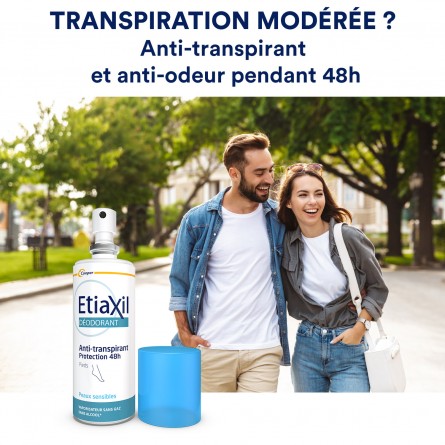 Etiaxil Anti-transpirant Protection 48h Pieds
