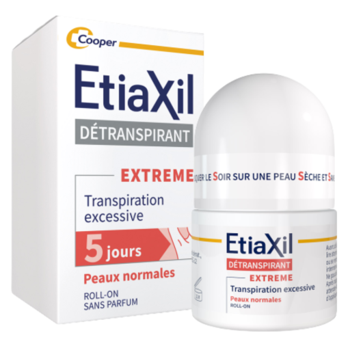 Détranspirant Etiaxil Pour Peaux Normales - Traitement Anti-transpiration - 15 Ml - France