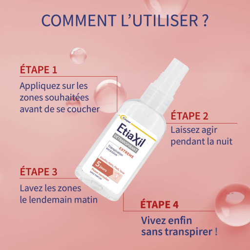 Etiaxil Détranspirant Spray Peaux Normales - Multizones