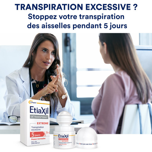 Etiaxil Détranspirant Extrême Peaux Normales aisselles