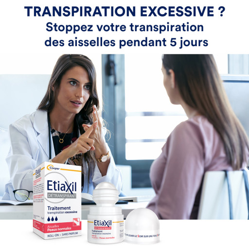 Etiaxil Détranspirant Peaux Normales aisselles