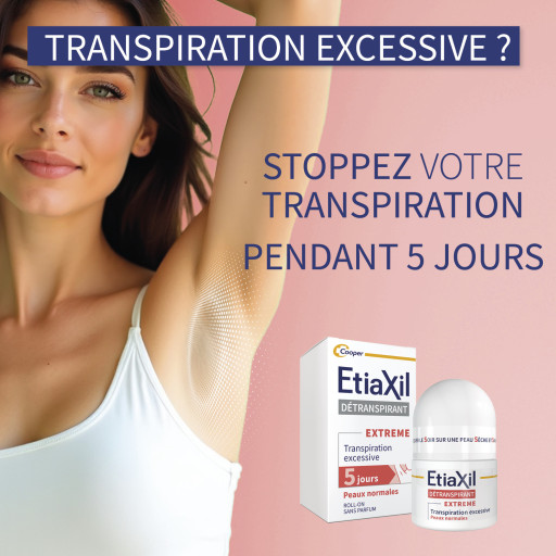 Etiaxil Détranspirant Extrême Peaux Normales aisselles