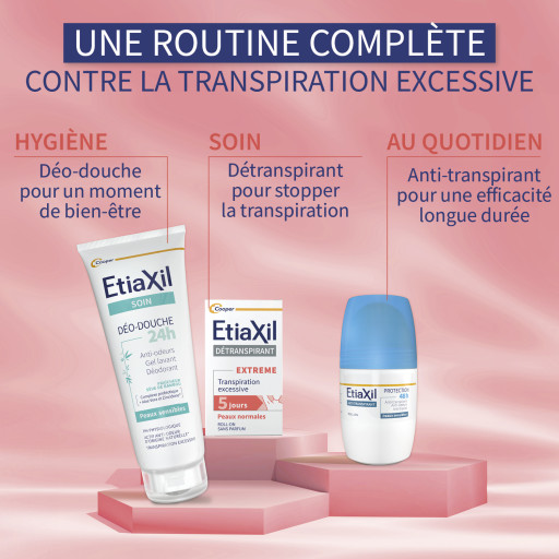 Etiaxil Détranspirant Extrême Peaux Normales aisselles