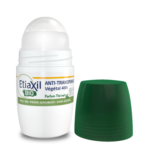 Etiaxil Anti-transpirant Végétal 48h certifié BIO parfum thé vert