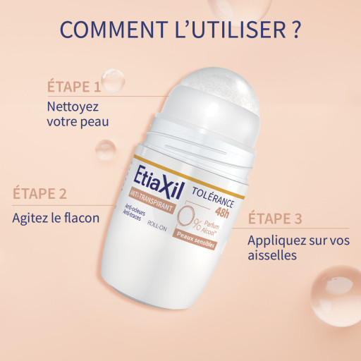 Etiaxil Anti-transpirant Tolérance 48h