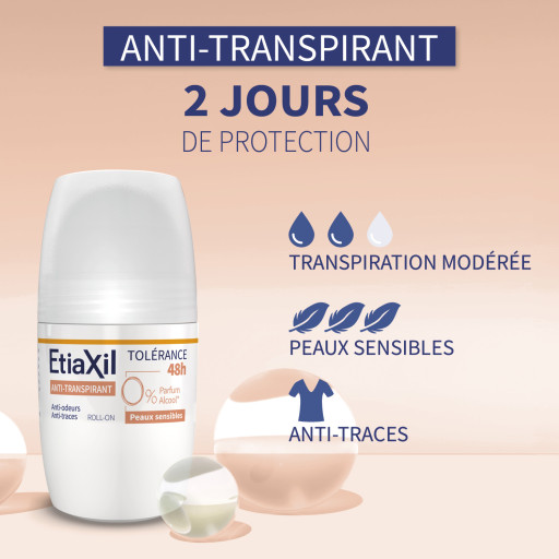 Etiaxil Anti-transpirant Tolérance 48h