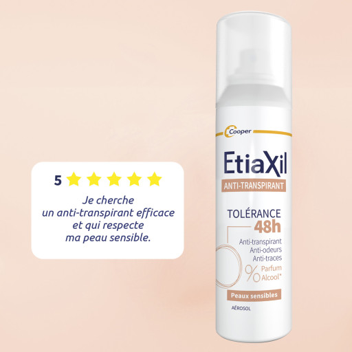 Etiaxil Anti-transpirant Tolérance 48h 