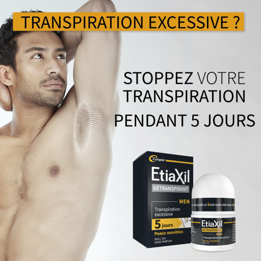 Etiaxil Détranspirant Men Peaux Sensibles 