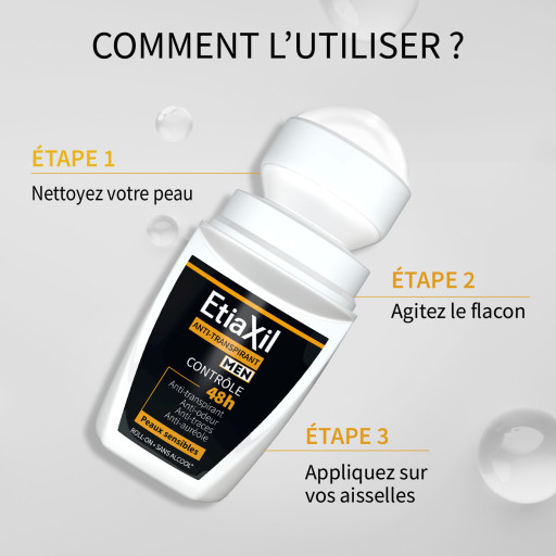 Etiaxil Men Anti-transpirant Contrôle 48h