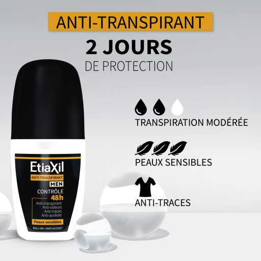 Etiaxil Men Anti-transpirant Contrôle 48h