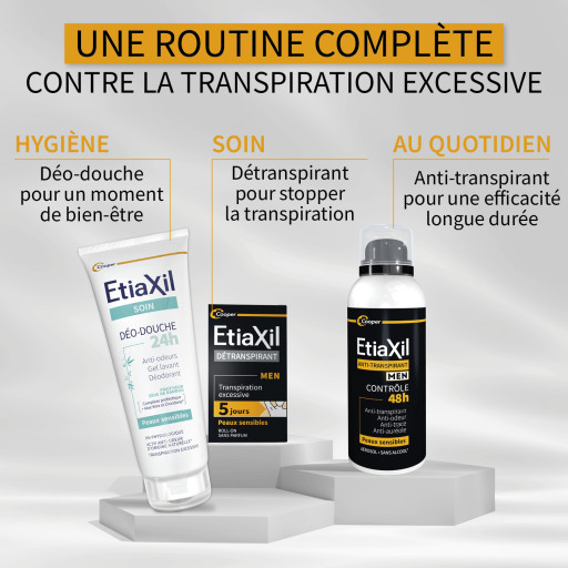 Etiaxil Men Anti-transpirant Contrôle 48h
