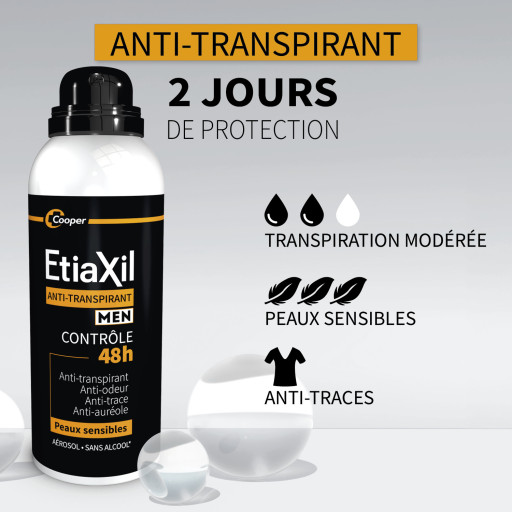 Etiaxil Men Anti-transpirant Contrôle 48h