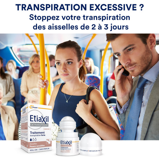 Etiaxil Détranspirant Confort+ Aisselles