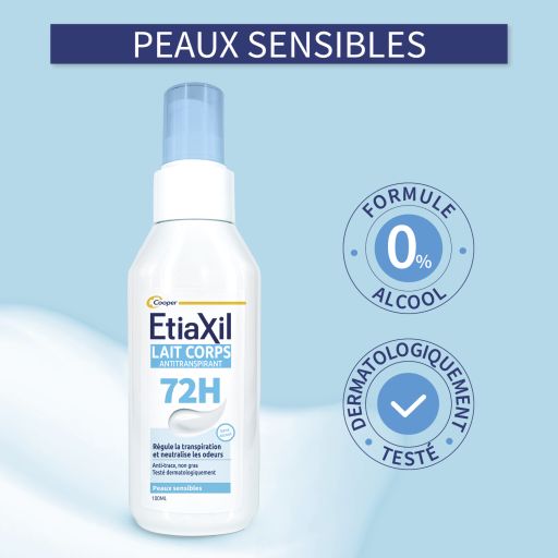 Etiaxil Anti-transpirant Lait corporel Protection 72h 