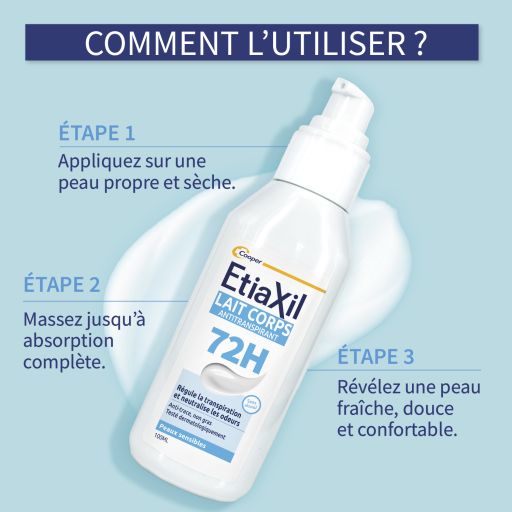 Etiaxil Anti-transpirant Lait corporel Protection 72h 