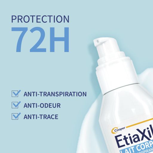 Etiaxil Anti-transpirant Lait corporel Protection 72h 