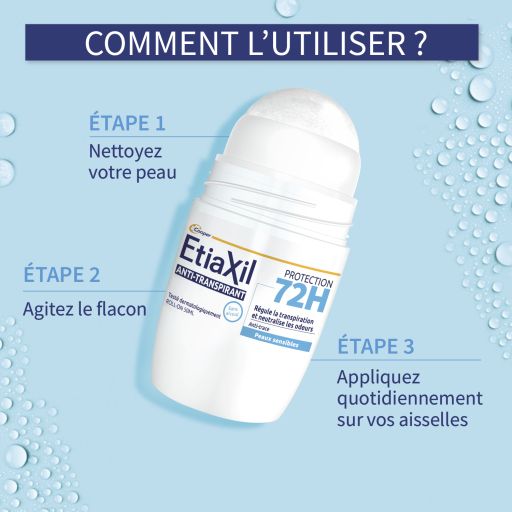 Etiaxil Anti-transpirant Roll-On Protection 72H