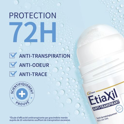 Etiaxil Anti-transpirant Roll-On Protection 72H
