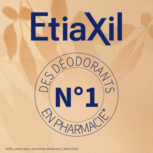 Etiaxil Anti-transpirant Végétal 48h certifié BIO parfum thé vert