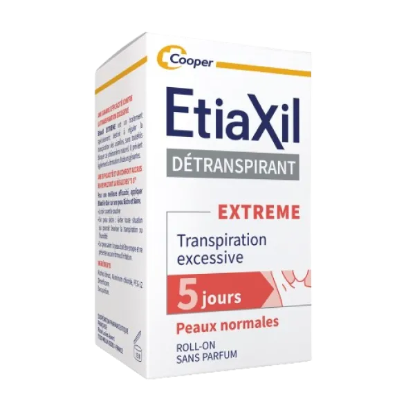 Etiaxil Détranspirant Extrême Peaux Normales aisselles