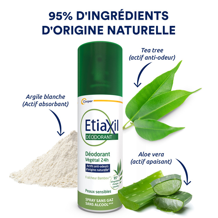 Etiaxil Déodorant Végétal 24hSpray sans gaz 100ml